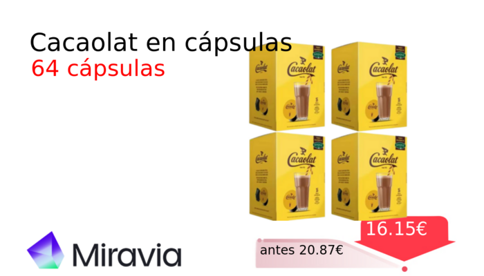 Cacaolat en cápsulas