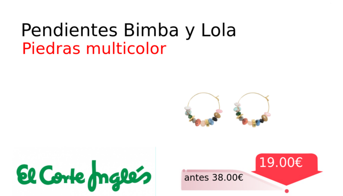 Pendientes Bimba y Lola