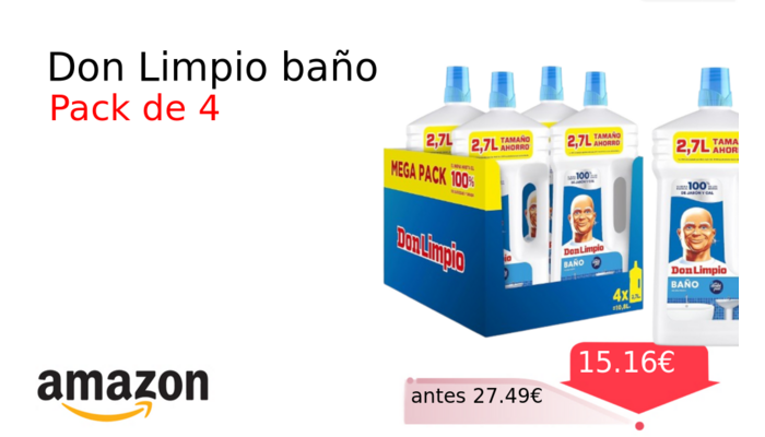 Don Limpio baño