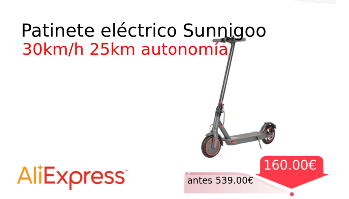 Patinete eléctrico Sunnigoo