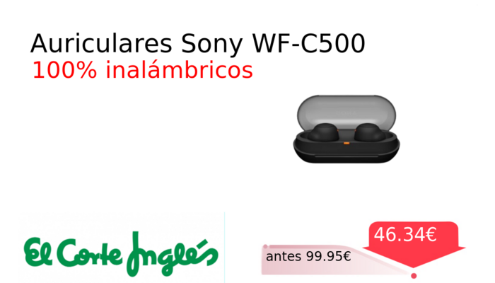 Auriculares Sony WF-C500