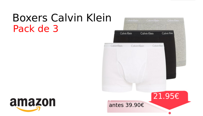 Boxers Calvin Klein