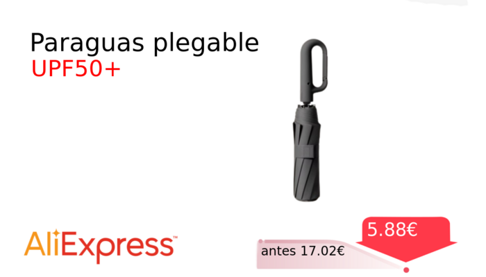 Paraguas plegable