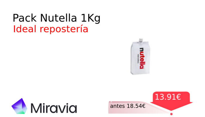 Pack Nutella 1Kg