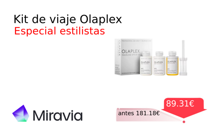 Kit de viaje Olaplex