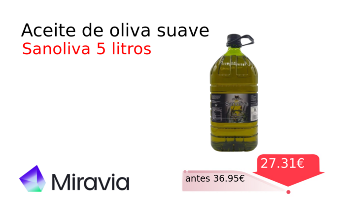 Aceite de oliva suave