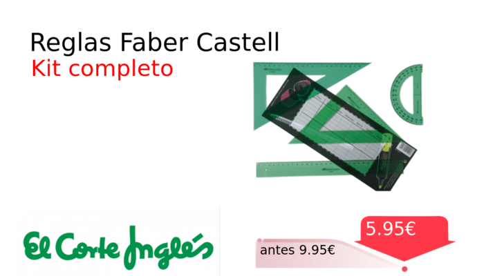 Reglas Faber Castell