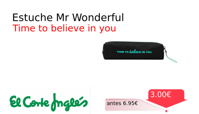 Estuche Mr Wonderful