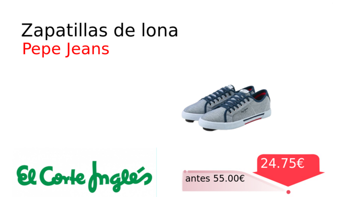 Zapatillas de lona