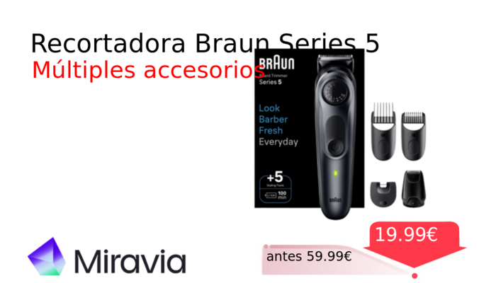 Recortadora Braun Series 5