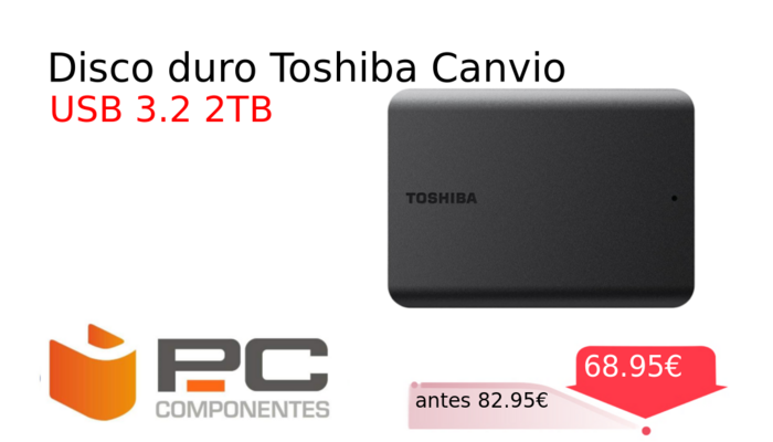 Disco duro Toshiba Canvio