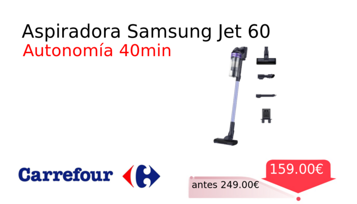 Aspiradora Samsung Jet 60