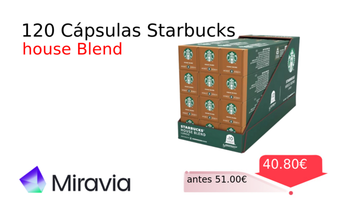 120 Cápsulas Starbucks