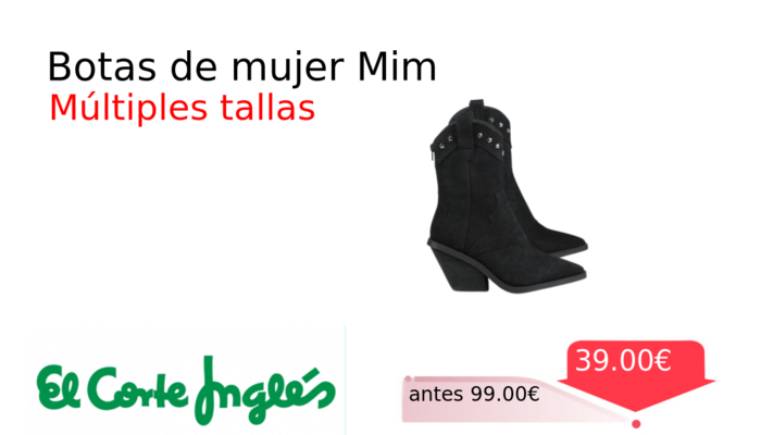 Botas de mujer Mim