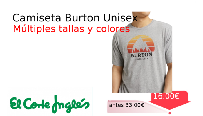 Camiseta Burton Unisex