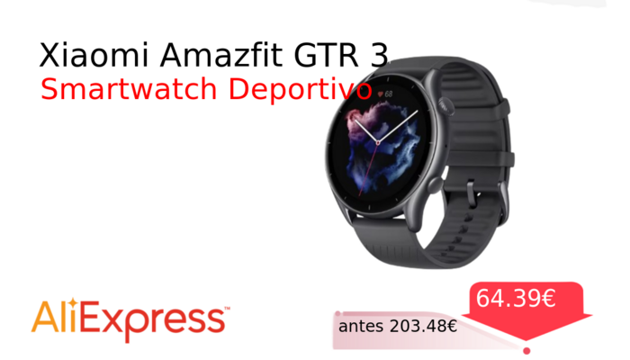 Xiaomi Amazfit GTR 3