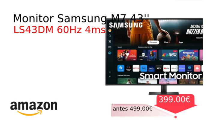 Monitor Samsung M7 43''