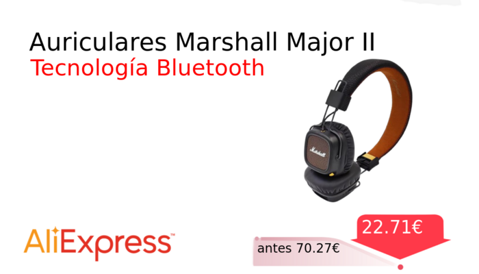 Auriculares Marshall Major II