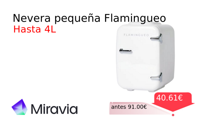 Nevera pequeña Flamingueo