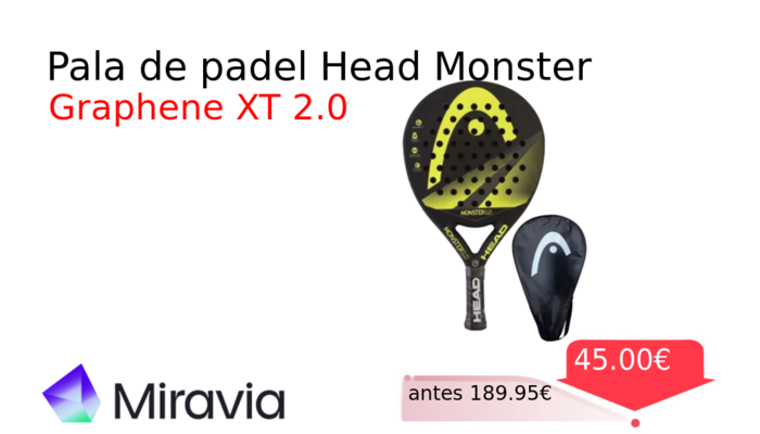 Pala de padel Head Monster