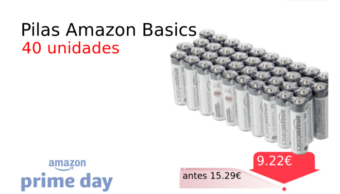 Pilas Amazon Basics