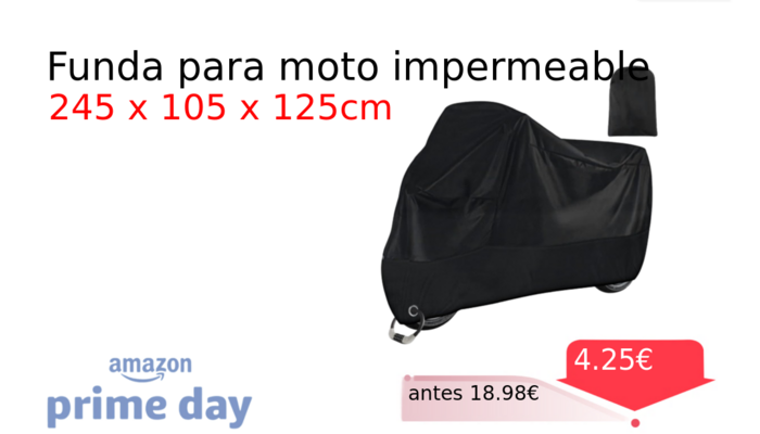 Funda para moto impermeable