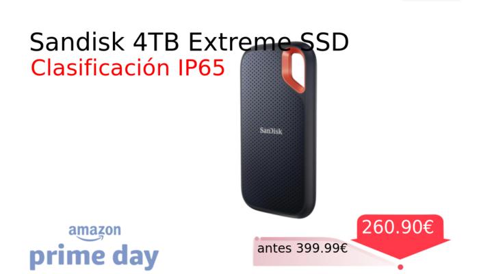 Sandisk 4TB Extreme SSD