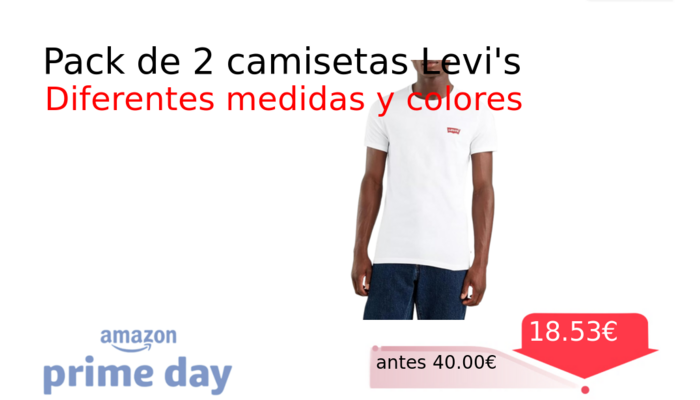 Pack de 2 camisetas Levi's