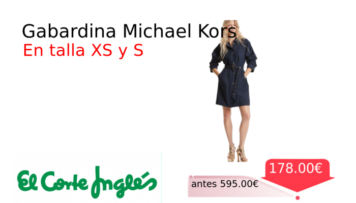 Gabardina Michael Kors