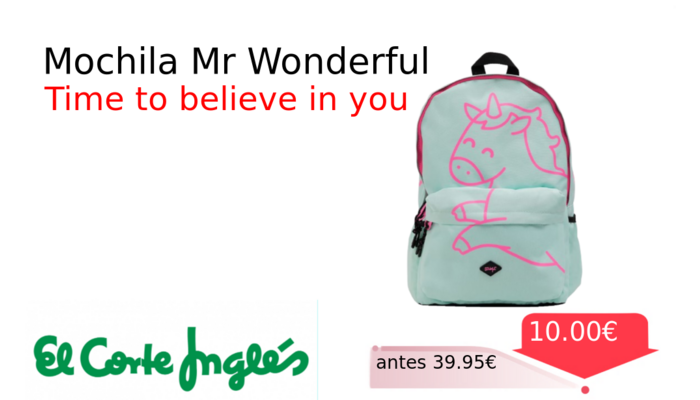 Mochila Mr Wonderful