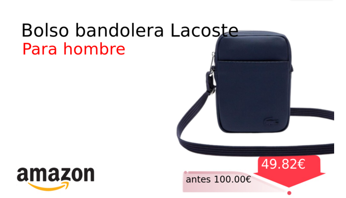 Bolso bandolera Lacoste