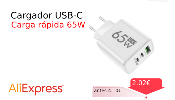 Cargador USB-C