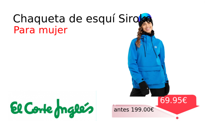 Chaqueta de esquí Siroko