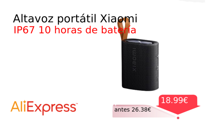 Altavoz portátil Xiaomi