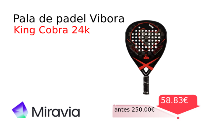 Pala de padel Vibora