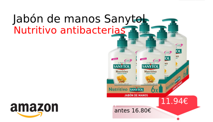 Jabón de manos Sanytol