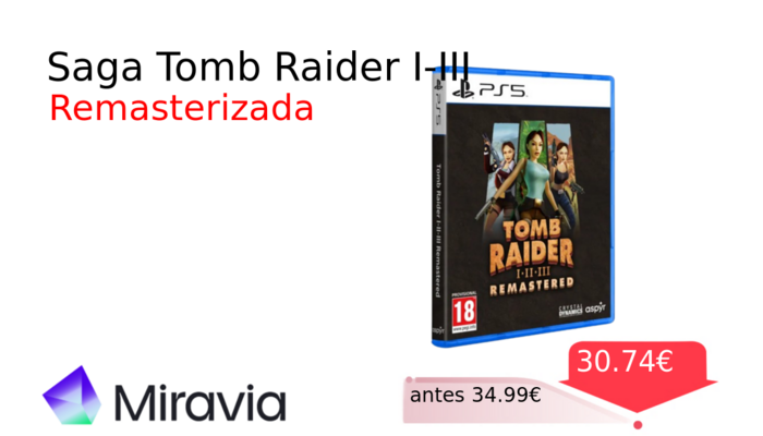 Saga Tomb Raider I-III