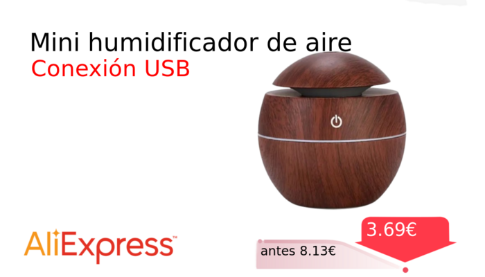 Mini humidificador de aire