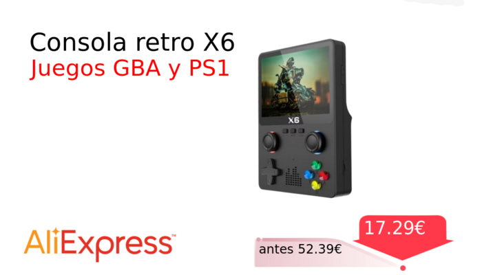 Consola retro X6