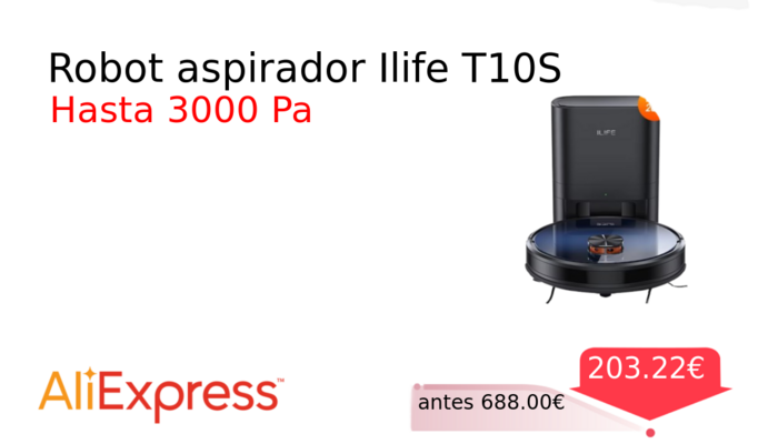 Robot aspirador Ilife T10S