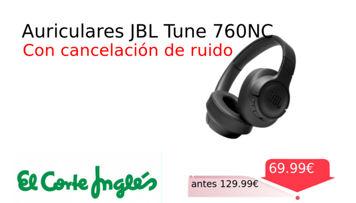 Auriculares JBL Tune 760NC