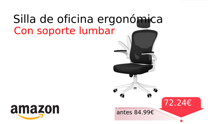 Silla de oficina ergonómica