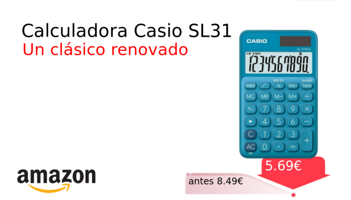 Calculadora Casio SL31