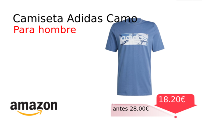 Camiseta Adidas Camo