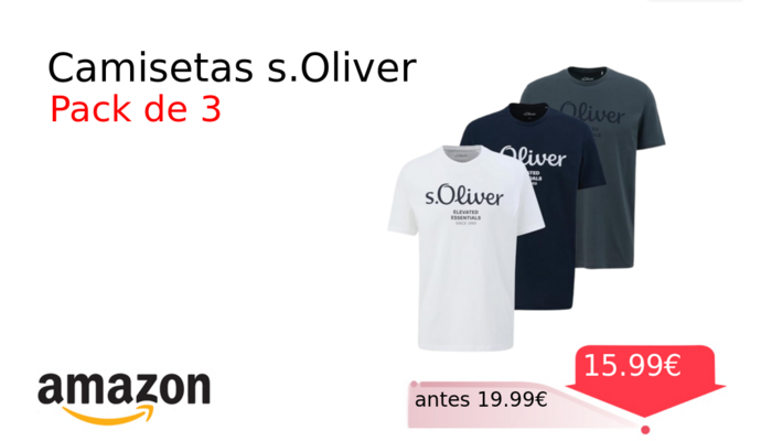 Camisetas s.Oliver