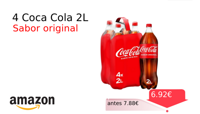 4 Coca Cola 2L