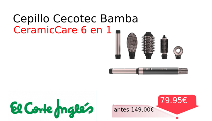 Cepillo Cecotec Bamba