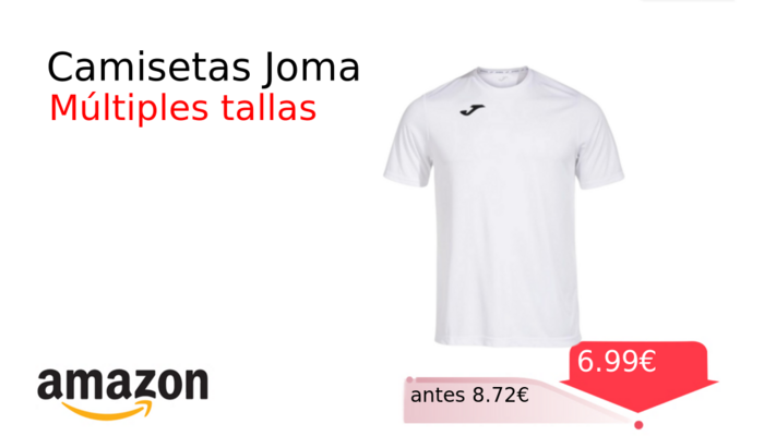 Camisetas Joma