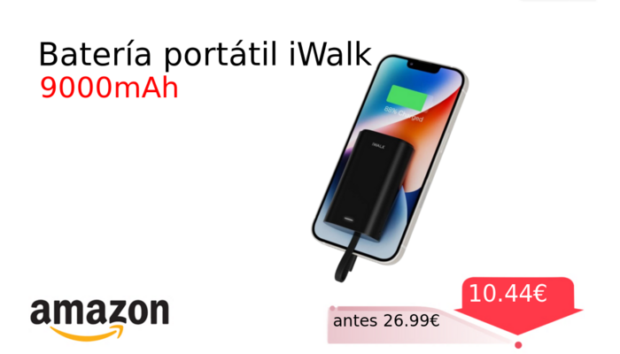 Batería portátil iWalk