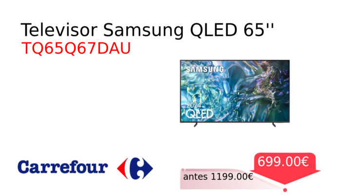 Televisor Samsung QLED 65''